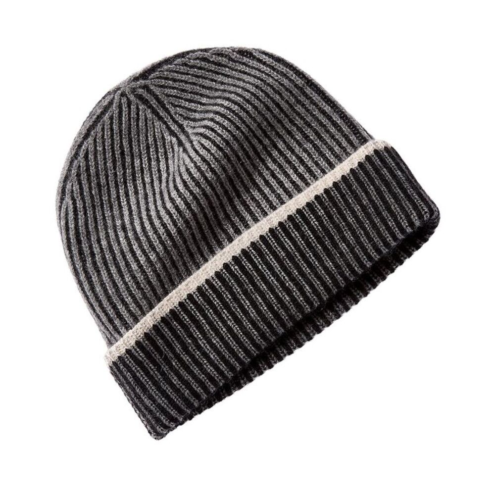 Forte Cashmere Plaited Cashmere Hat, Grey